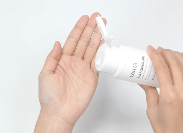 powdered face wash